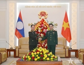 Vietnam, Laos promote defense cooperation in comprehensive, in-depth, substantive manner